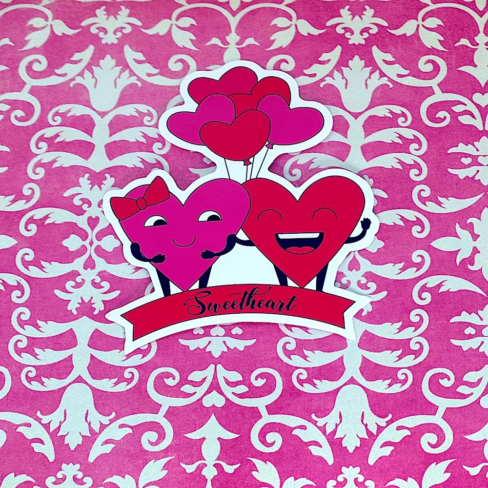 Sweetheart Cute Lovey Sweetheart Love You Valentines Sweet Sticker